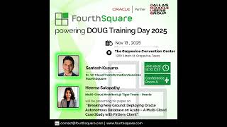 FourthSquare X DOUG 2025 #oraclecloud #oracle