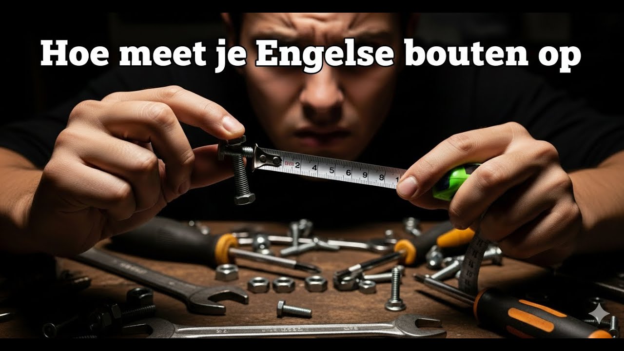 🔩 Hoe meet je UNC, UNF of Engelse bouten? #imperial #bout - YouTube