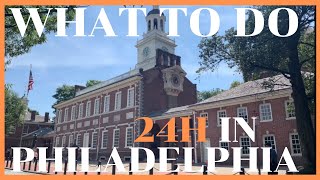 TRAVEL VLOG 24H IN PHILADELPHIA | Independence Hall, Reading Terminal Market, Four Seasons, The Love
