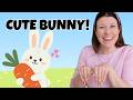 First Words with Bunnies 🐰 | Talk & Animal Words | English for Kids | Nao Now