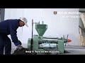 How does the screw hydraulic machine work