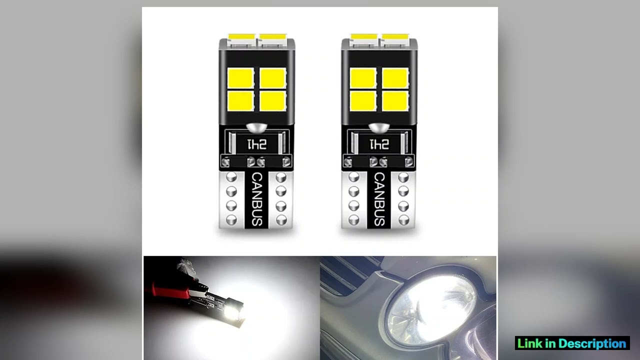 2x T10 194 168 W5W LED Bulb Sidelight No Error For Mercedes Benz W202 W220 W124 W211 W222 X204 W164