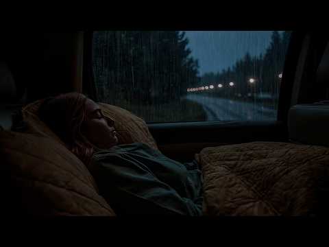 Tranquil Car Thunderstorm | Cozy Rain ASMR for Deep Sleep & Total Relaxation