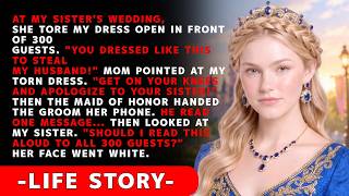 At Her Wedding, My Sister Tore My Dress to Shreds Before 300 Guests—Then Mom Made Me Apologize.