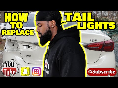 How to replace tail light 2014-2019 INFINITI Q50 Q50S