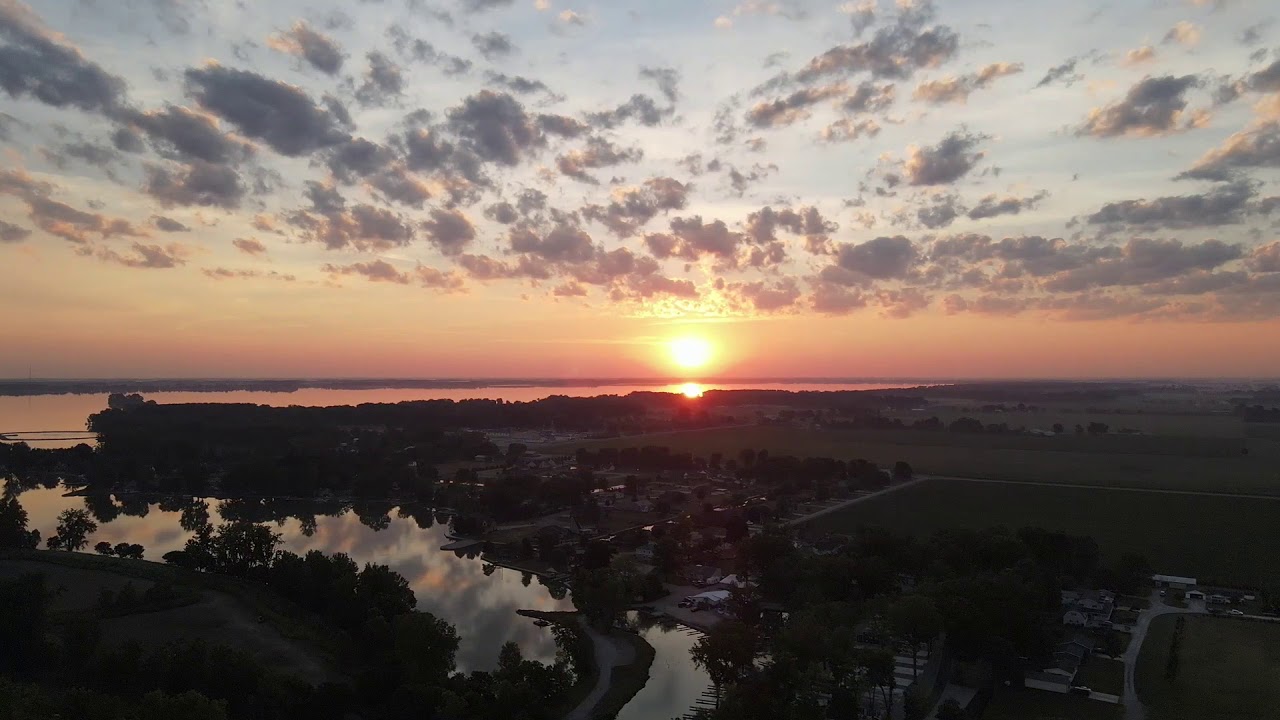 Sunrise over Grand Lake St. Marys, Ohio July 2nd, 2020 YouTube