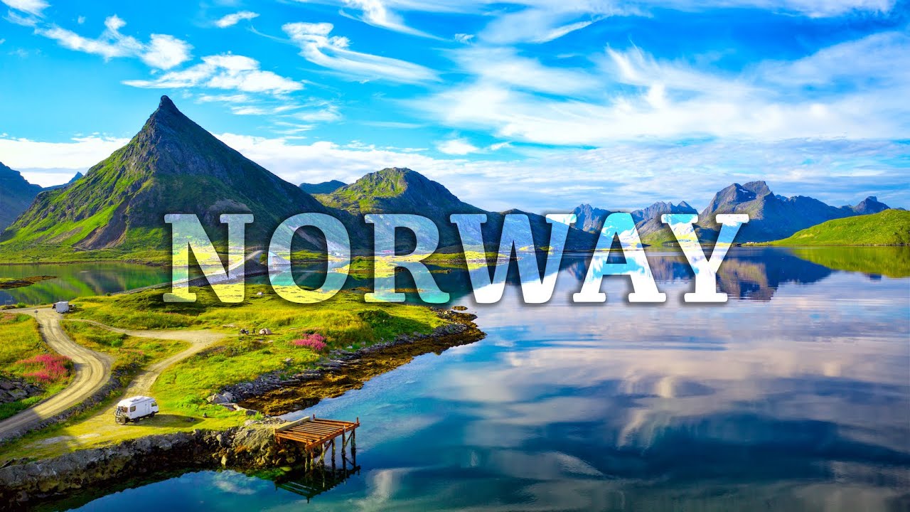 Norway  🇳🇴 landscapes in 4K and Relaxing & healing music. Amazing Norwegian places to visit #nor