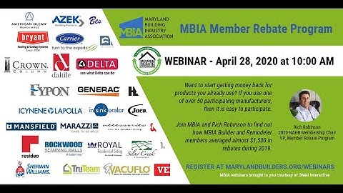 Member Rebate Webinar