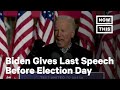 Joe Biden Makes His Closing Arugment on Election Eve 2020 | NowThis