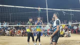 Set 5 Chirag Services vs Ajay Police Full Takkar Volleyball match Game changer Set at Hukampura 2023
