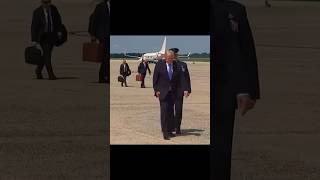 President Trump is boarding Air Force One, en route to LOS ANGELES for an RNC event