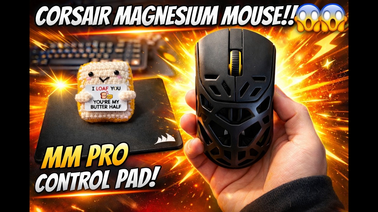NEW CORSAIR GEAR! | MM Pro Mousepad and Sabre V2 Pro MG Review