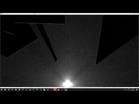 2D raycasting in Python demonstration