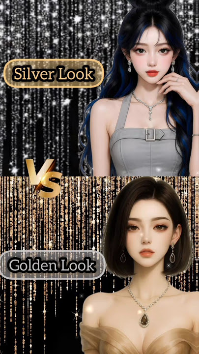 Silver Look vs Golden Look | Comment Your Choice l #shorts #youtubeshorts #fashion #choose #gold...