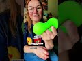 Squishy stress ball sensory bundle with four different textures including neon stress balls,