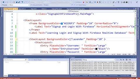 Signup With Xamarin Firebase Part2