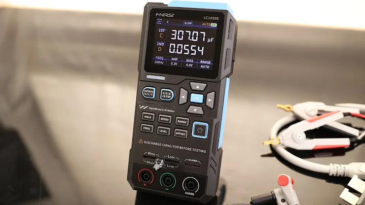 FNIRSI LC1020E 100kHz LCR Meter, 19,999 Counts Resistor Inductor Capacitor Tester, Auto Component