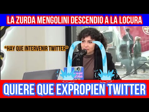 Zurda Mengolini deliró en vivo hay que expropiar Twitter Zurda Mengolini deliró en vivo hay que expropiar Twitter