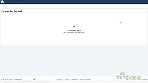 Final Grades ThinkWave 3.0
