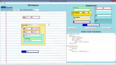 112 Term Project Video - Visual Programming Language