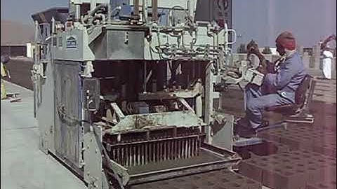 Germany Mobile Cement Hollow Block Making Machine Egg-layer