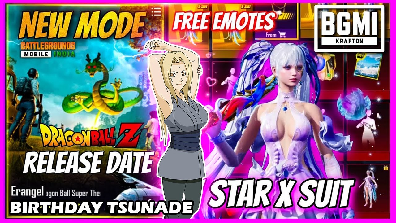 BGMI NEW MODE IS HERE- DRAGON BALL Z / NEW MARMORIS X-SUIT IS HERE - FIRST LOOK /TSUNADE BIRTHDAY