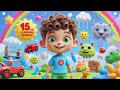 15 Fun Learning Songs Compilation for Kids – Animals, ABCs, Counting & More!