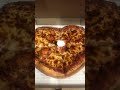 Heart shaped pizza for lovers day #pizza #pizzapie #itspizzatime #heartshaped #food