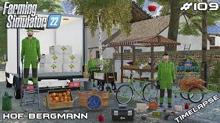 BUILDING MARKETSTALL FOR SELLING FARM PRODUCTS | Hof Bergmann | Farming Simulator 22 | Episode 109