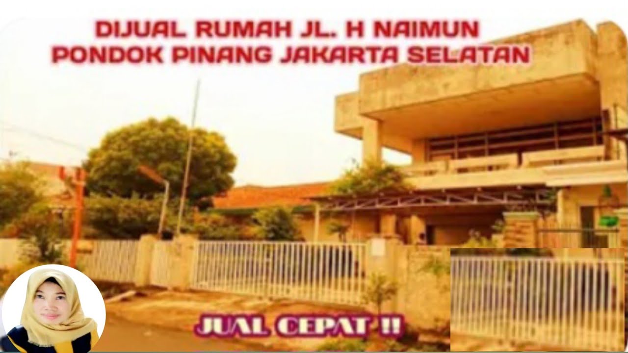 DIJUAL CEPAT !! Rumah Pondok Pinang Jaksel || lokasi strategis 10m ke stasiun MRT & TOL Pd.Pinang