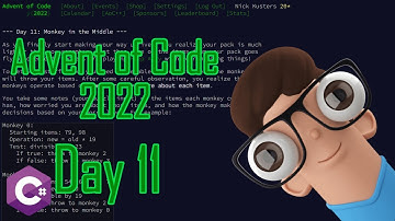Advent of Code 2022 - Day 11 - Monkey in the Middle