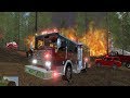 FS17 | Fire Department Responds to Brush Fire in heavily wooded area