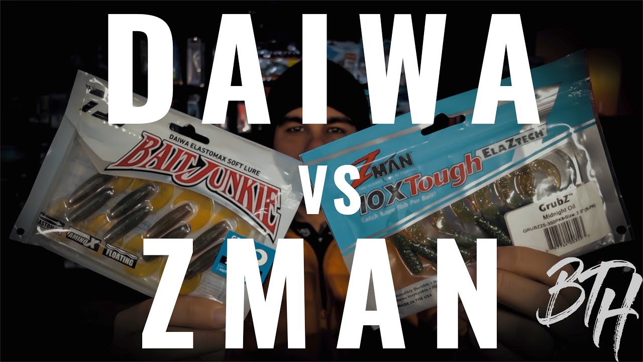 Daiwa vs Zman Soft Plastics 