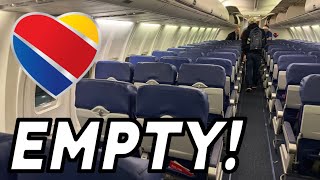 ABSOLUTELY EMPTY Flight on Southwest: Denver (DEN) - Austin (AUS)