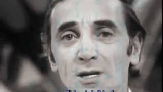 Video thumbnail of "Charles Aznavour - Mourir d ' aimer (traducere romana)"