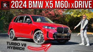 The 2024 BMW X5 M60i xDrive Is The Ultimate V8 Hybrid Midsize Luxury SUV
