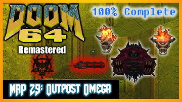 Doom 64 (PC) [4K] | 100% Complete | MAP 29 Outpost Omega