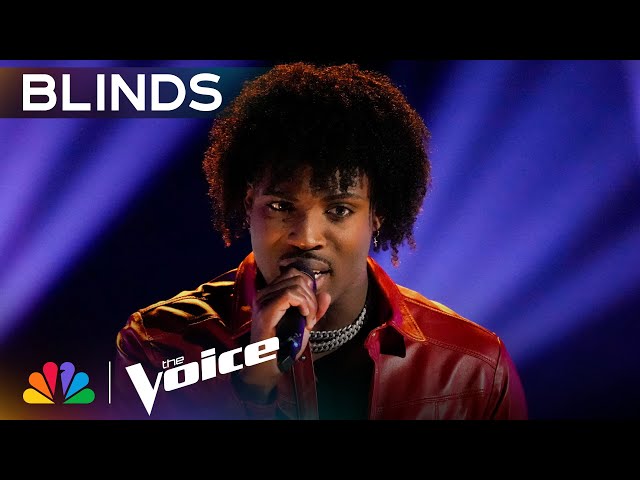 RLETTO's Powerhouse Version of Golden Hour by JVKE Makes a Statement | The Voice Blind Auditions class=