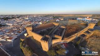 Air Drone View - Castillo de Campomayor, Portugal