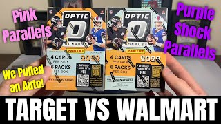 TARGET VS WALMART 2022 OPTIC FOOTBALL BLASTER BOXES! Which Is Better?! We got an Autograph!