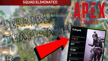 Apex Legends Wildcard But My Teammates Deserved Better