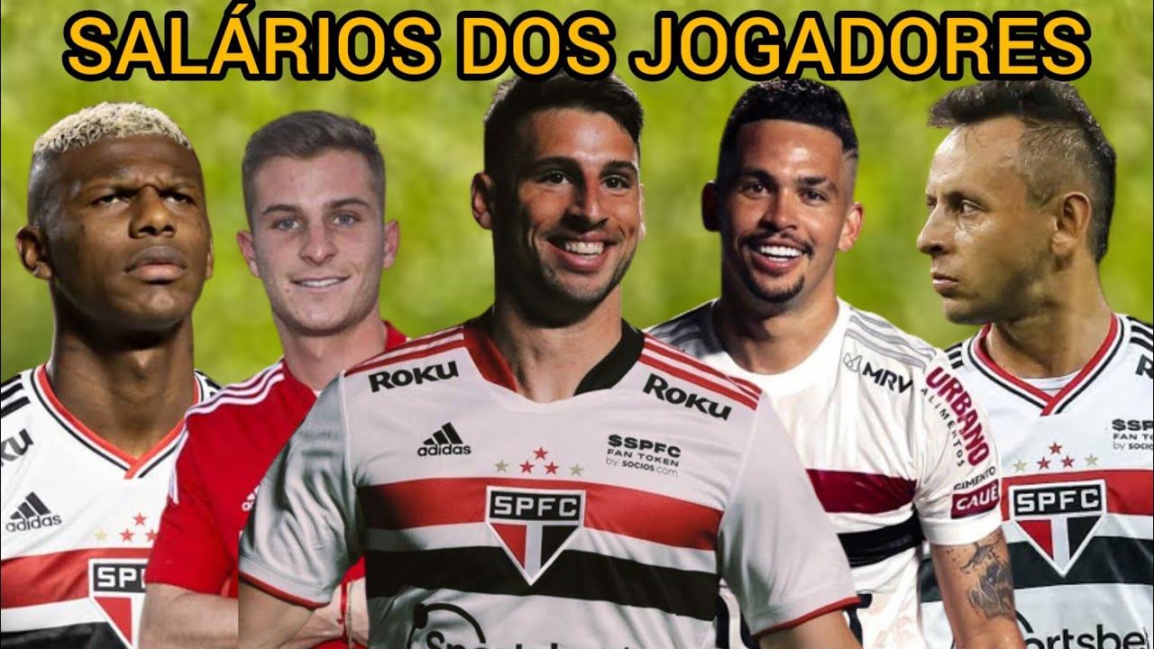 Salário jogadores do São Paulo 2023 atualizado. 