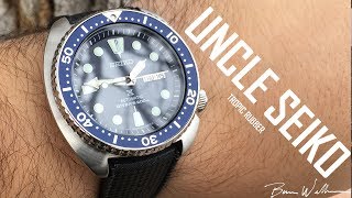 Uncle Seiko Tropic Rubber Strap - New Release - YouTube
