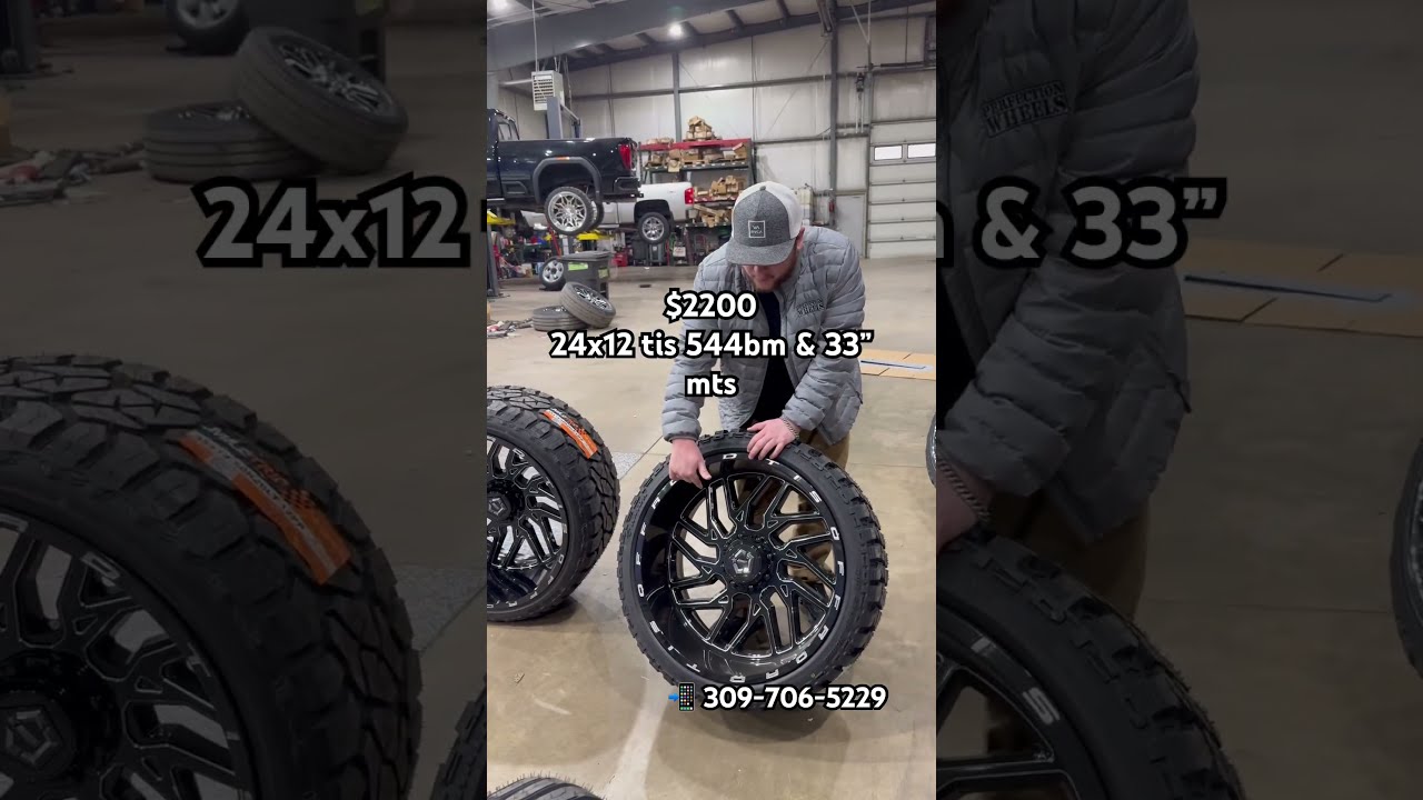 Tis Wheels On Special Tiswheels Perfectionwheels 24x12 Ford Chevy Powerstroke Gmc