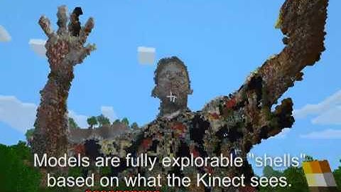 Minecraft + Kinect : Building Worlds!