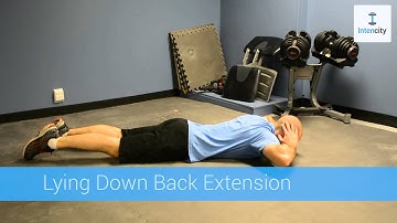 Intencity—Lying Down Back Extension