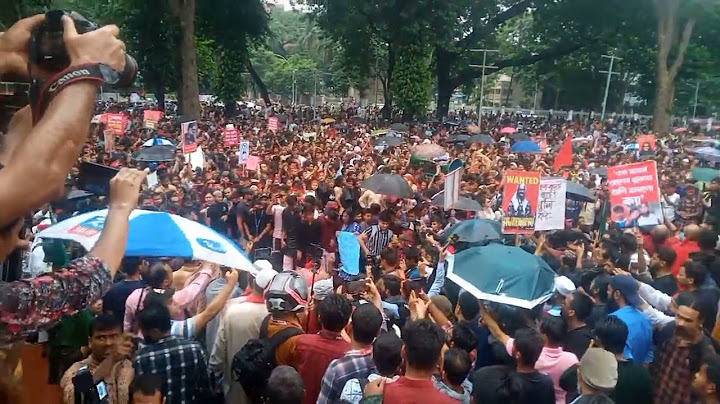 শহিদ মিনার থেকে সরকার পতনের এক দফা ডাক।।