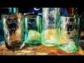 BROKEN ANTIQUE BOTTLES REPURPOSED INTO DRINKING GLASSES!