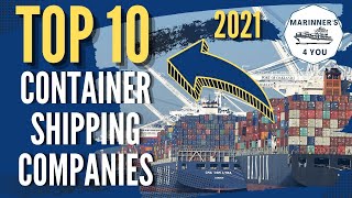 TOP 10 CONTAINER SHIPPING COMPANIES 2021 Resimi