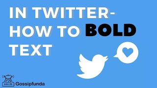 Twitter bold- How to bold text  😃 →👨🏿‍🦲